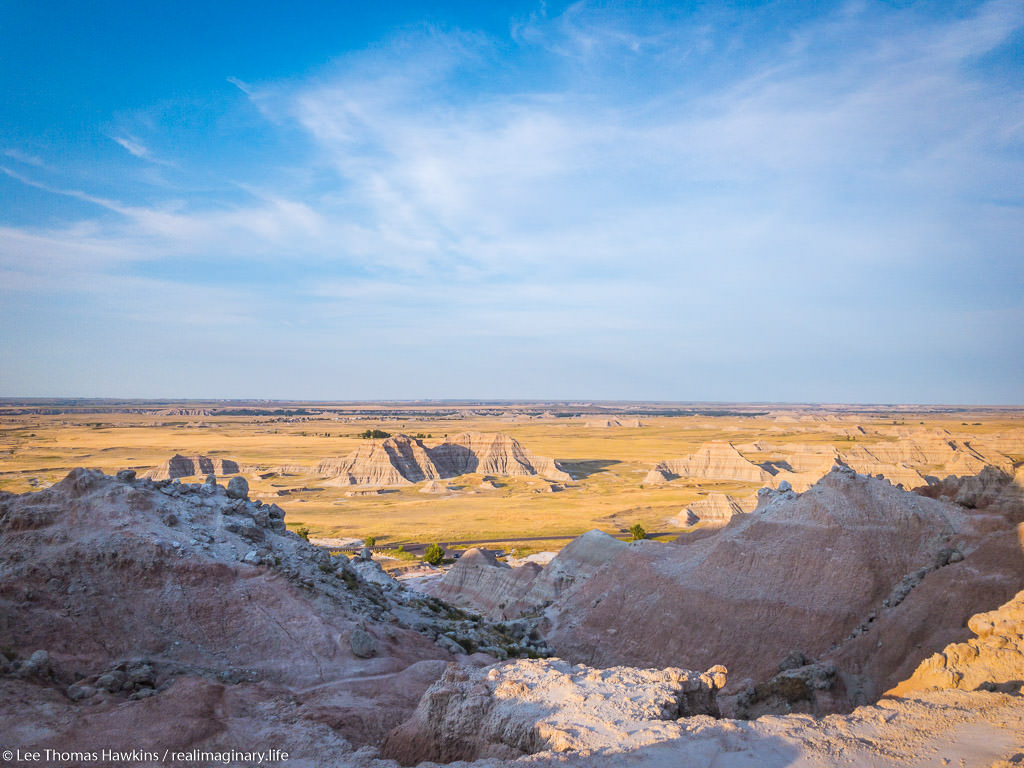 Looking south from Saddle Pass in Badlands National Park.